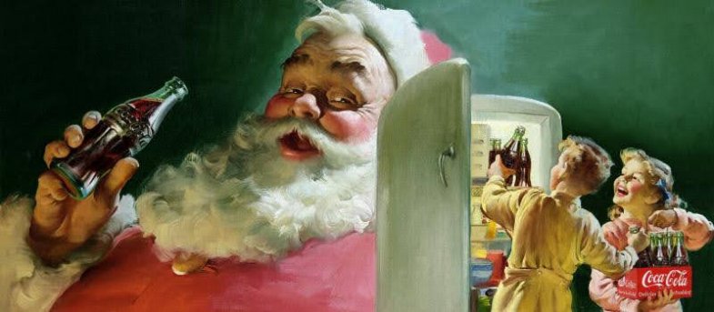 Vánoční reklama Coca-Coly z roku 1950.jpg Vánoční reklama Coca-Coly z roku 1950