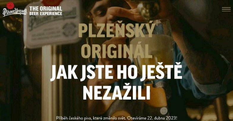 Obří centrum plzeňského piva dnes otevírá v Praze.jpg Obří centrum plzeňského piva dnes otevírá v Praze