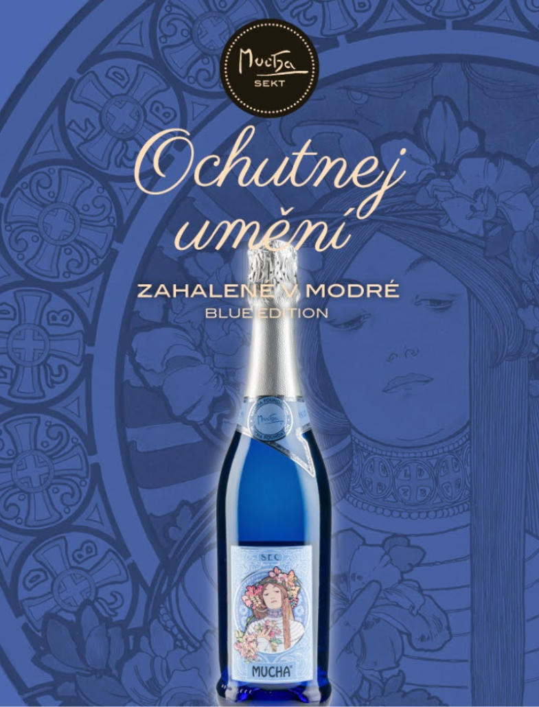 Mucha Sekt představuje limitovanou Blue Edition