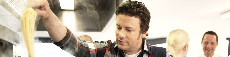 Der Chefkoch, der der Welt das Kochen beibrachte. Jamie ist 50