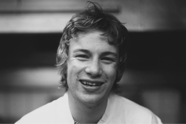 Jamie Oliver v počátcích své televizní kariéry, foto: Facebook Jamieho Olivera